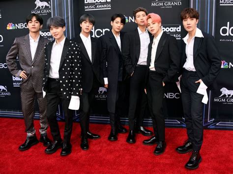 What BTS Wore on Billboard Music Awards Red 